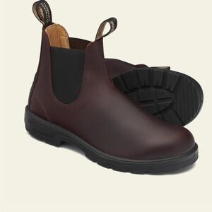 Blundstone Dark Red Ankle Boots
